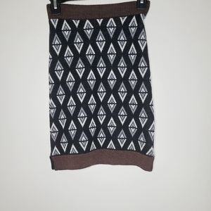 Autumn Adeigbo Women's Odette Skirt Mini Virgin Wool XS Italy Luxury Classy